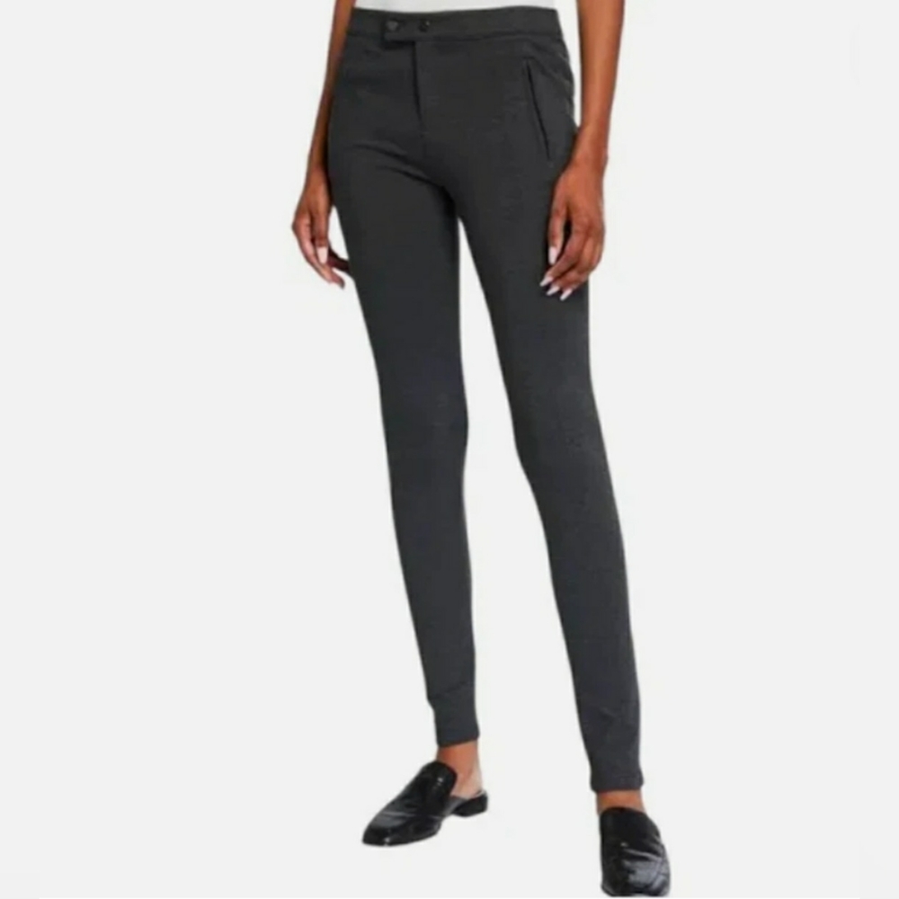 🏷VINCE NWOT  Grey Ponte Knit Skinny Ankle Zipper Pant - Size 4 ($420)